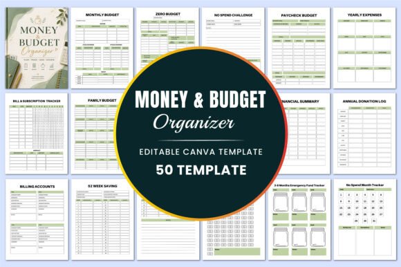 Download Money &amp; Budget Organizer KDP Interiors - Kdp interior Collection
