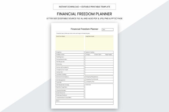 Download Financial Freedom Planner Kdp Interior - Kdp interior Collection