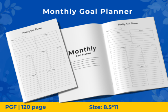 Download Monthly Goal Planner KDP Interiors - Kdp interior Collection