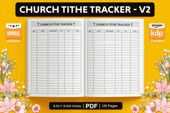 Download [KDP Interior] - Church Tithe Tracker - Kdp interior Collection