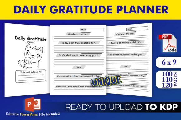 Download Daily Gratitude Planner | KDP Interior - Kdp interior Collection