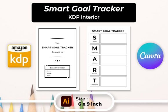 Download Smart Goal Tracker KDP Interior - Kdp interior Collection