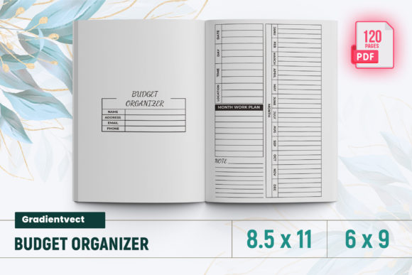 Download Budget Organizer KDP Interior - Kdp interior Collection