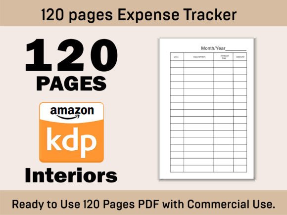 Download Expense Tracker Kdp Interior V-01 - Kdp interior Collection