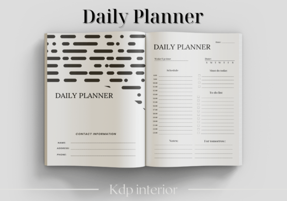 Download Daily Planner - KDP Interior - Kdp interior Collection