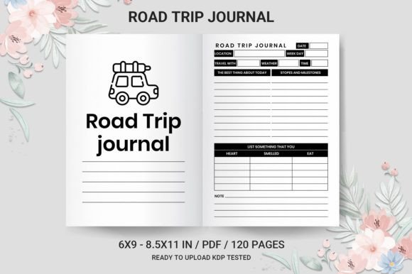Download Road Trip Journal Kdp Interior - Kdp interior Collection