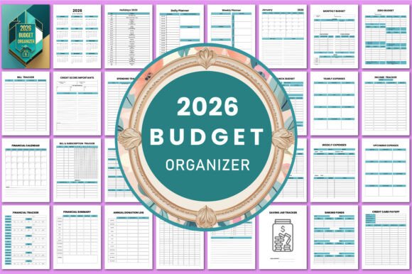 Download 2026 Budget Organizer KDP Interior - Kdp interior Collection