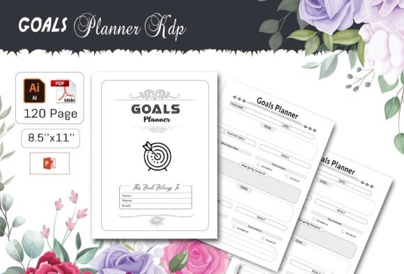 Download My Goals Creative Planner  –KDP Interior - Kdp interior Collection