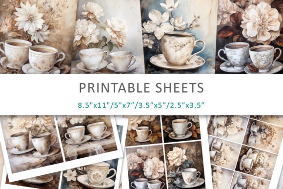 Download Coffee Junk Journal Kit, ATC Card - Journal kit Collection