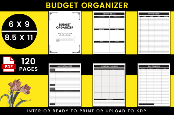 Download Budget Organizer KDP Interior - Kdp interior Collection