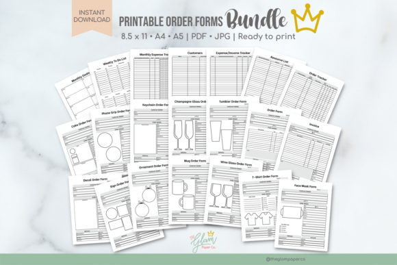 Download Printable Order Forms, KDP Interior - Kdp interior Collection