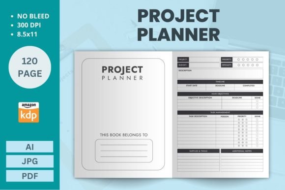 Download Project Planner Kdp Interior - Kdp interior Collection