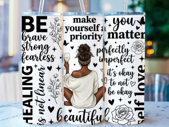 Download Self Love Quotes 20oz Tumbler Wrap - Self love Collection