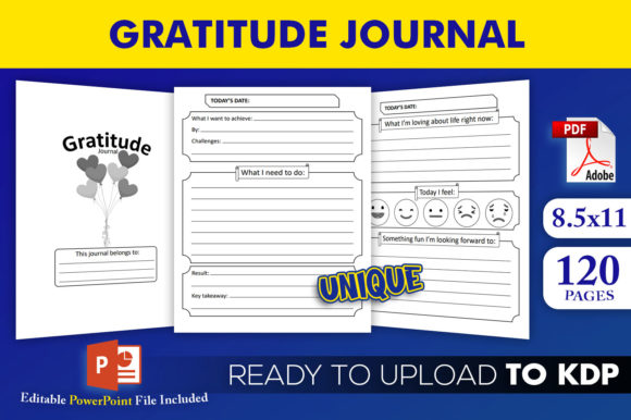 Download Daily Gratitude Journal | KDP Interior - Kdp interior Collection