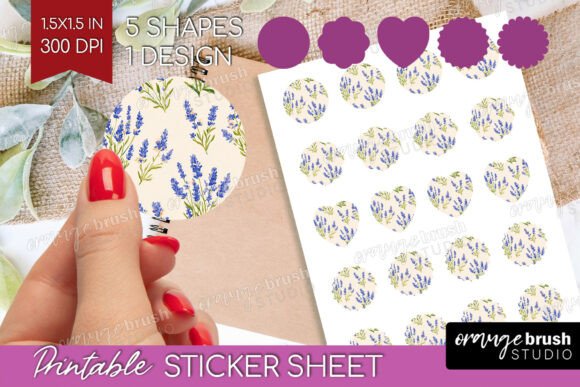Download Spring Floral Printable Sticker Sheet - Premium Resources