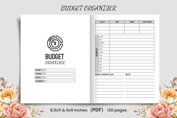 Download Budget Organizer for Kdp Interior - Kdp interior Collection